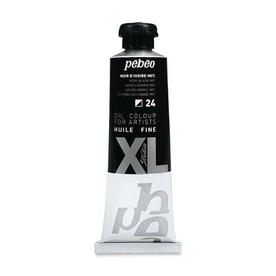 Huile Fine XL Yağlı Boya 37ml - 24 İvory Black