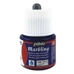 Pebeo - Marbling Ebru Boya 45ml Şişe - 13004 Ultramarine Blue