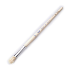 Pebeo - 758 - 10 Mop Ponpon Beyaz Kıl Yağlı Boya Fırçası
