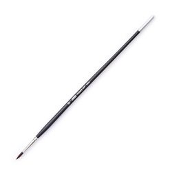 Pebeo - 200R - 10 Siyah Sentetik Yuvarlak Uçlu Uzun Saplı Fırça