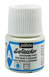 Pebeo - Setacolor Kabartma Medium - Isı ile Kabaran Kumaş Boyası 45ml Şişe