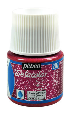 Setacolor Glitter Transparan Kumaş Boyası 45ml Şişe - 207 Tourmalin