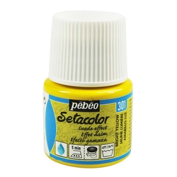 Pebeo - Setacolor Süet Efektli Opak Kumaş Boya 45ml Şişe - 301 Bright Yellow