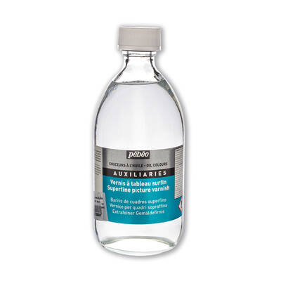 Superfine Picture Varnish - Parlak İnce Resim Verniği - 495ml Şişe