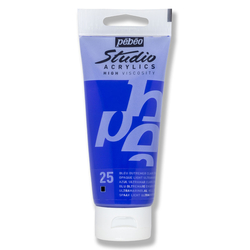 Pebeo - Studio Akrilik Boya 100ml - 25 Light Ultramarine Blue