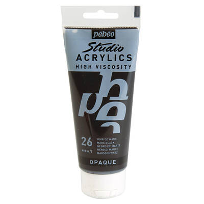 Studio Akrilik Boya 100ml 831-26 Mars Black