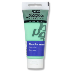 Pebeo - Studio Akrilik Boya 100ml Phosphorescent 832-113 Turquoise