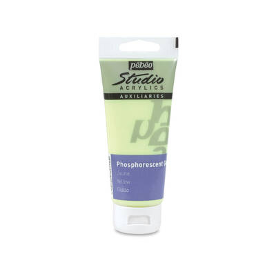 Studio Akrilik Boya 100ml Phosphorous Gel, Yellow