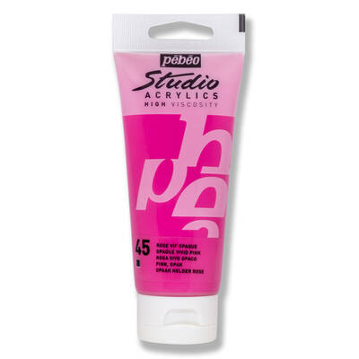 Studio Akrilik Boya 100ml 831-45 Vivid Pink