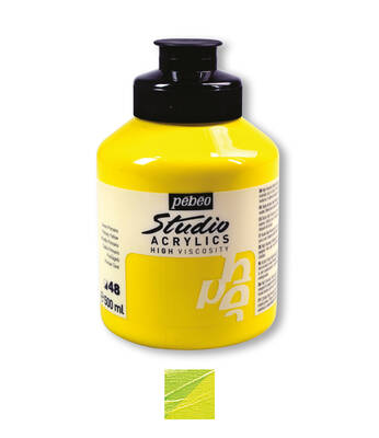 Studio Akrilik Boya 500ml Irisdescent Green-Yellow