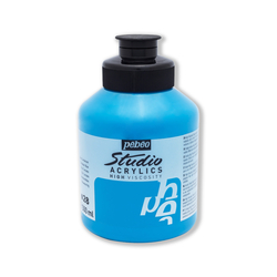 Pebeo - Studio Akrilik Boya 500ml Kavanoz 171-28 Cerulean Blue