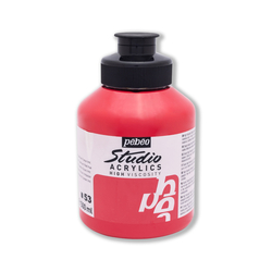 Pebeo - Studio Akrilik Boya 500ml Kavanoz 171-53 Dark Cadmium Red