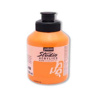 Studio Akrilik Boya 500ml Kavanoz 171-52 Dark Cadmium Yellow