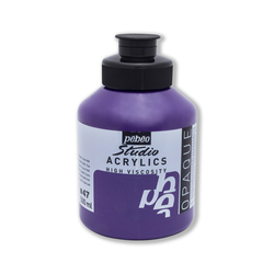 Pebeo - Studio Akrilik Boya 500ml Kavanoz 171-47 Dark Cobalt Violet