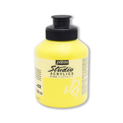 Pebeo - Studio Akrilik Boya 500ml Kavanoz 171-22 Lemon Cadmium Yellow