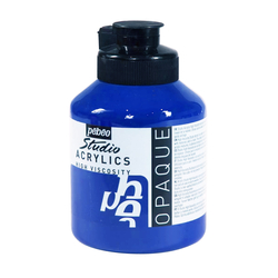 Pebeo - Studio Akrilik Boya 500ml Kavanoz 171-25 Light Ultramarine Blue