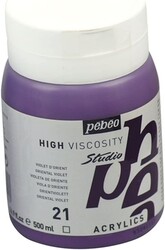 Pebeo - Studio Akrilik Boya 500ml Kavanoz 171-21 Oriental Violet (1)