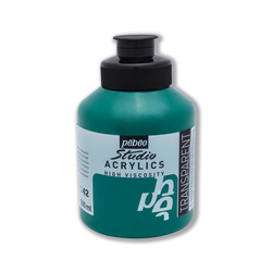 Pebeo - Studio Akrilik Boya 500ml Kavanoz 171-42 Phthalocyanine Green