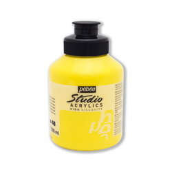 Pebeo - Studio Akrilik Boya 500ml Kavanoz 171-48 Primary Yellow