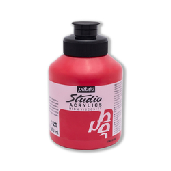 Pebeo - Studio Akrilik Boya 500ml Kavanoz 171-20 Quinacridone Scarlet