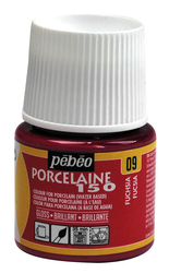 Pebeo - Su Bazlı Porselen Boya 150 45ml Şişe - 09 Fuchsia