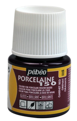 Pebeo - Su Bazlı Porselen Boya 150 - 11 Garnet Red