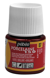 Pebeo - Su Bazlı Porselen Boya 150 - 07 Ruby Red