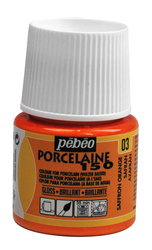 Pebeo - Su Bazlı Porselen Boya 150 - 03 Saffron Orange