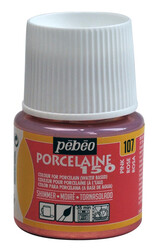 Pebeo - Su Bazlı Porselen Boya 150 45ml Şişe - Shimmer Pink