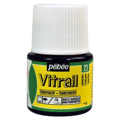 Vitrail Solvent Bazlı Cam Boya 45ml Şişe - 05023 Lemon