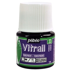 Pebeo - Vitrail Solvent Bazlı Cam Boya 45ml Şişe - 05033 Parma