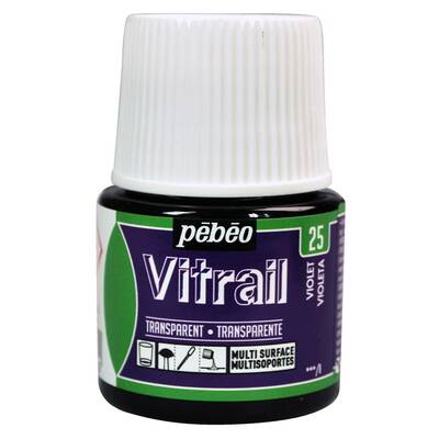 Vitrail Solvent Bazlı Cam Boya 45ml Şişe - 05025 Violet