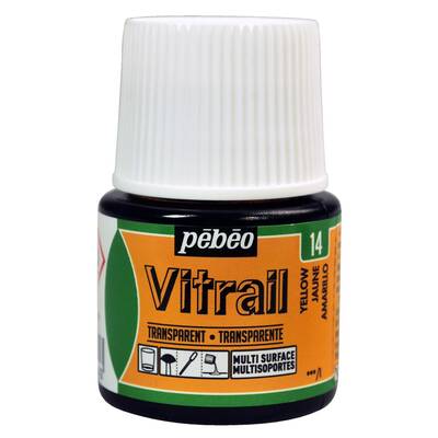 Vitrail Solvent Bazlı Cam Boya 45ml Şişe - 05014 Yellow
