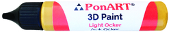 Ponart - 3D Paint 30 ml Açık Ocker