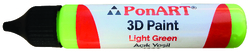 Ponart - 3D Paint 30 ml Açık Yeşil