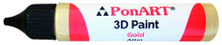 Ponart - 3D Paint 30 ml Altın