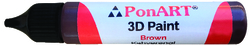 Ponart - 3D Paint 30 ml Kahverengi
