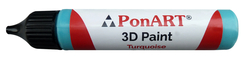 Ponart - 3D Paint 30 ml Turkuaz