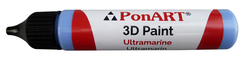 Ponart - 3D Paint 30 ml Ultramarin Mavi