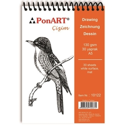 Ponart - Drawing Painting Blok 130gr A5 30 yaprak