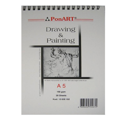 Drawing&Painting Blok 190 gr A5 20 Yaprak