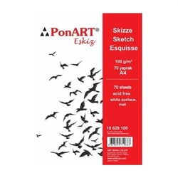 Ponart - Eskiz Blok 100gr A4 70 Yaprak