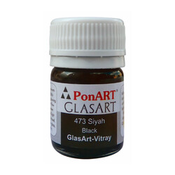 Ponart - Glass Art 20ml Siyah