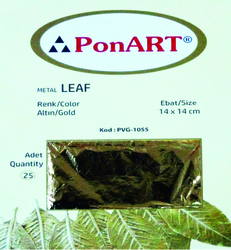 Ponart - İmitasyon Varak Altın 25 Yaprak