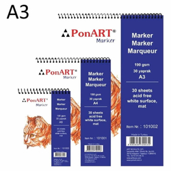 Ponart - Marker Pad 190gr A3