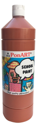 Ponart - School Paint Açık kahve 1000ml