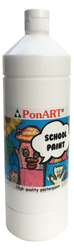 Ponart - School Paint Beyaz 1000ml