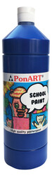 Ponart - School Paint Koyu Mavi 1000ml