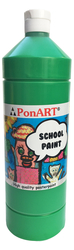Ponart - School Paint Orta Yeşil 1000ml