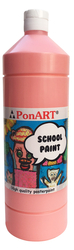 Ponart - School Paint Pembe 1000ml